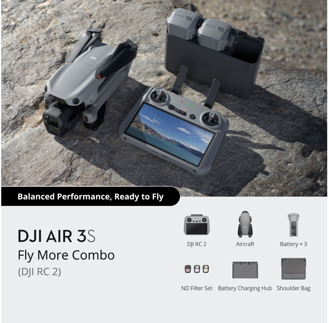DJI Air 3S Fly More (DJI RC 2) - Controller Only